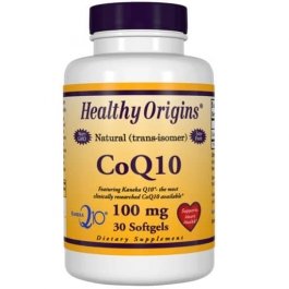 Healthy Origins CoQ10 - 100 mg - 30 Softgels