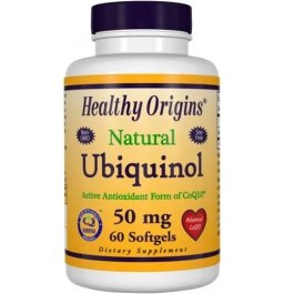 Healthy Origins Ubiquinol - 50 mg - 60 Softgels