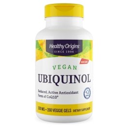 Healthy Origins Vegan Ubiquinol - 100 mg - 150 Veggie Softgels