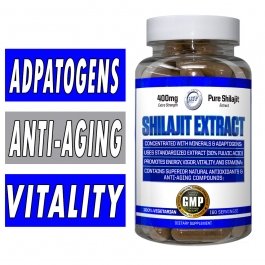 Hi-Tech Pharmaceuticals Shilajit Extract - 400 mg - 100 Capsules - Vigor/Vitality