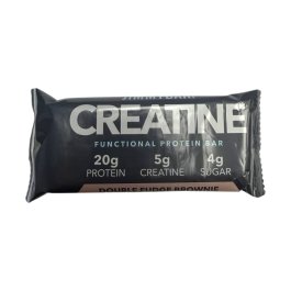 JiMMYBAR! Creatine Protein Bar - Double Fudge Brownie - Single