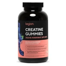 Legion Creatine Gummies - Sour Blue Raspberry - 30 Servings