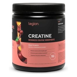 Legion Creatine Powder - Fruit Punch - 60 Servings
