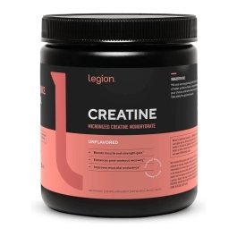 Legion Creatine Powder - Unflavored - 100 Servings