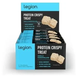 Legion Protein Crispy Treats - Vanilla Marshmallow - 12/Box