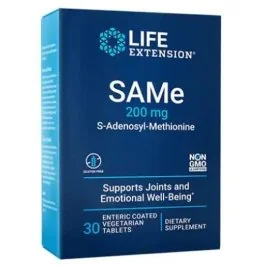 Life Extension SAMe - 200 mg - 30 Veg Tablets
