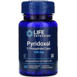 Life Extension Pyridoxal 5'-Phosphate - 100 mg - 60 Veg Capsules