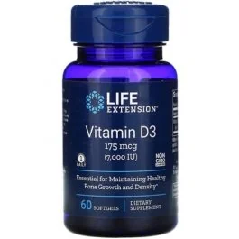 Life Extension Vitamin D3 - 7000 IU - 60 Softgels