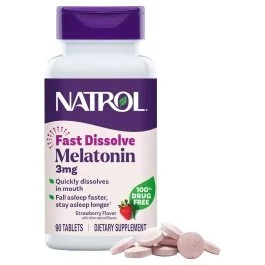 Natrol Melatonin Fast Dissolve - 3 mg - 90 Tablets