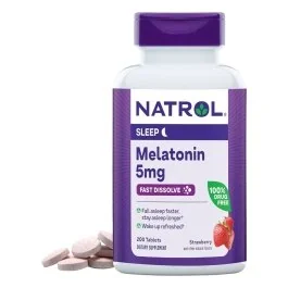 Natrol Melatonin Fast Dissolve - 5 mg - 200 Tablets