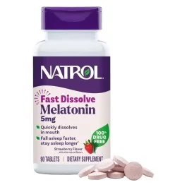 Natrol Melatonin Fast Dissolve - 5 mg - 90 Tablets