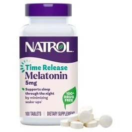 Natrol Melatonin - Time Release - 5MG - 100 Tablets