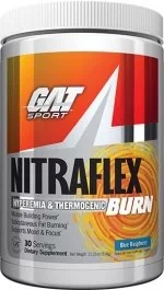 Nitraflex Burn By GAT, Blue Raspberry, 30 Servings