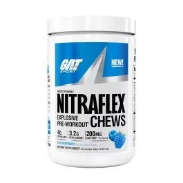 Nitraflex Pre Workout Chews - Blue Raspberry - 30 Servings 