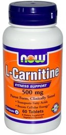 NOW L-Carnitine 500 mg - 60 Tabs