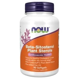 NOW Beta-Sitosterol Plant Sterols - 90 Softgels