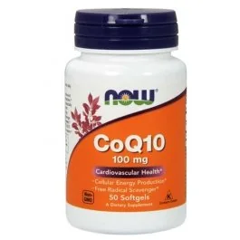 NOW CoQ10 100 mg - 50 Softgels