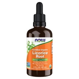 NOW Licorice Root Glycerite - Organic - 2 fl oz