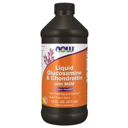 NOW Liquid Glucosamine and Chondroitin with MSM - 16 fl. oz.