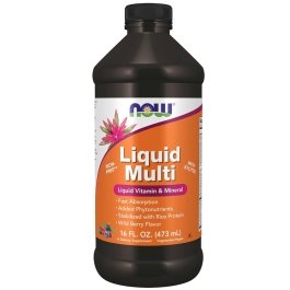 NOW Liquid Multivitamin - Wild Berry - 16 fl oz