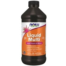 NOW Liquid Multivitamin - Wild Berry - 16 fl oz