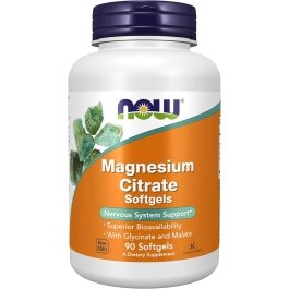 NOW Magnesium Citrate - 90 Softgels