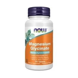 NOW Magnesium Glycinate - 90 Tablets