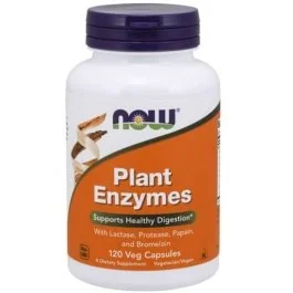 NOW Plant Enzymes - 120 Veg Caps