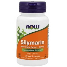 NOW Silymarin Milk Thistle Extract - 150 mg - 60 Veg Capsules