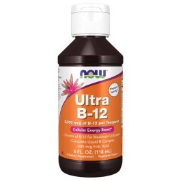 NOW Ultra B12 Liquid - 4 fl oz