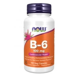 NOW Vitamin B6 - 100 mg - 100 Veg Caps