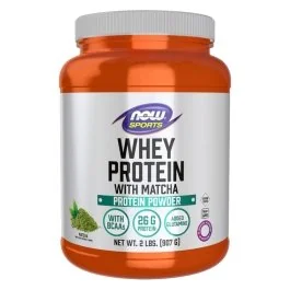 NOW Whey Protein with Matcha - 2LB