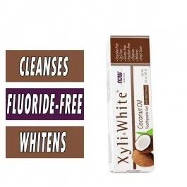 NOW XyliWhite Toothpaste - Coconut Oil - 6.4 oz