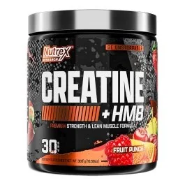 Nutrex Creatine + HMB - Fruit Punch - 30 Servings