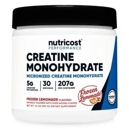 Nutricost Creatine Monohydrate - Frozen Lemonade - 30 Servings