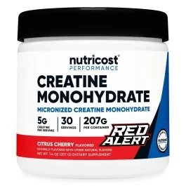 Nutricost Creatine Monohydrate - Red Alert - 30 Servings