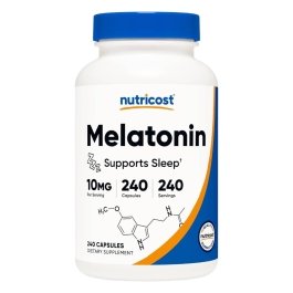 Nutricost Melatonin - 10 mg - 240 Capsules