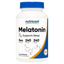 Nutricost Melatonin - 5 mg - 240 Capsules