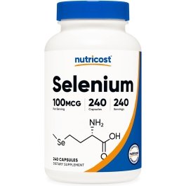 Nutricost Selenium Capsules 100 MCG 240 Capsules