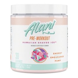 Alani Nu Pre Workout - Hawaiian Shaved Ice - 30 Servings