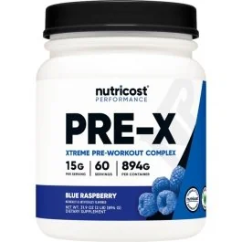 Pre-X Blue Raspberry 60 Servings