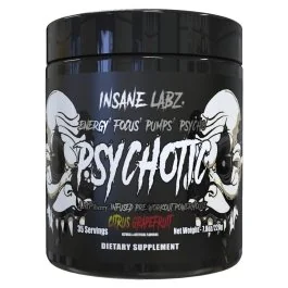 Psychotic Black - Citrus Grapefruit - 35 Servings