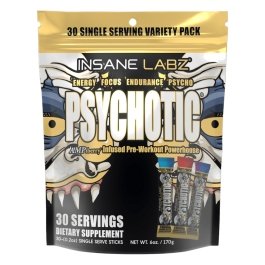 Psychotic Gold - Variety (Blue Punch, Fruit Punch, and Gummy Candy) - 30 Stick Packs