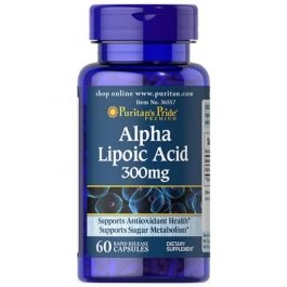 Puritan's Pride Alpha Lipoic Acid - 300 mg - 60 Softgels