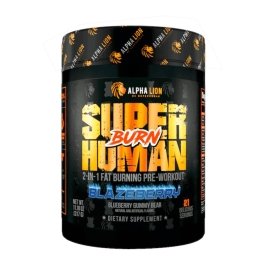 SuperHuman Burn - Blazeberry (Blueberry Gummy Bear) - 21 Servings