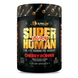 SuperHuman Burn - Cherry Popper (Sweet Black Cherry) - 21 Servings