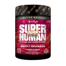 SuperHuman Burn Extreme - Berry Recklass (Strawberry Watermelon) - 21 Servings