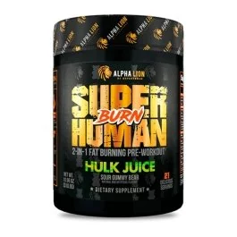 SuperHuman Burn - Hulk Juice (Sour Gummy Bear) - 21 Servings