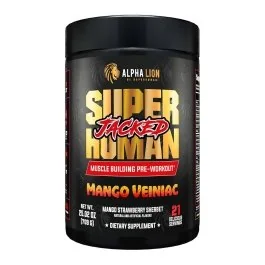 SuperHuman Jacked - Mango Veiniac (Mango Strawberry Sherbet) - 21 Serving