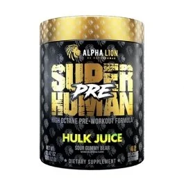 SuperHuman Pre - Hulk Juice (Sour Gummy Bear) - 21 Servings